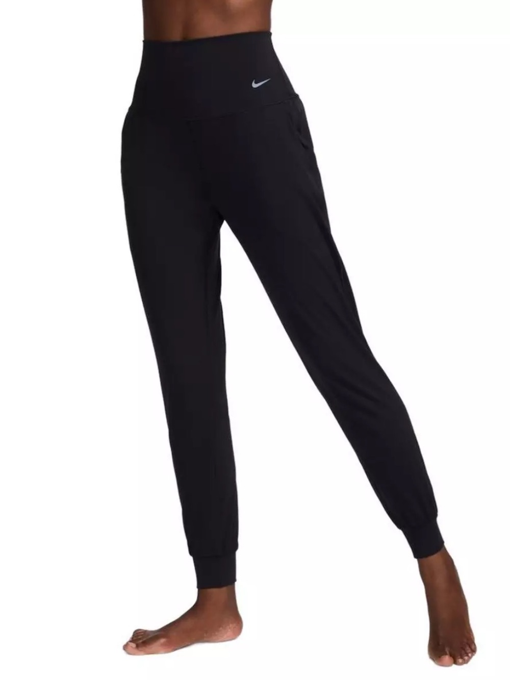 Nike Zenvy Black High-Waist Joggers